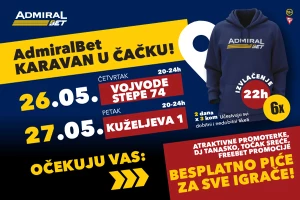 AdmiralBet karavan, nova stanica!
